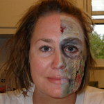 zombie in stages